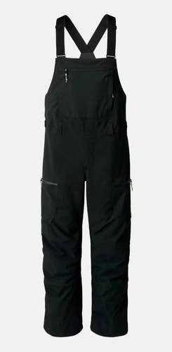 JONES 25/26 MTN SURF SNOWBOARD BIB PANTS, BLACK, SM, NEW