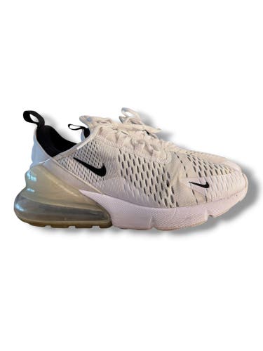 White Unisex Size M 8.0 (W 9.0) Adult Nike Air Max 270 Shoes (Used)