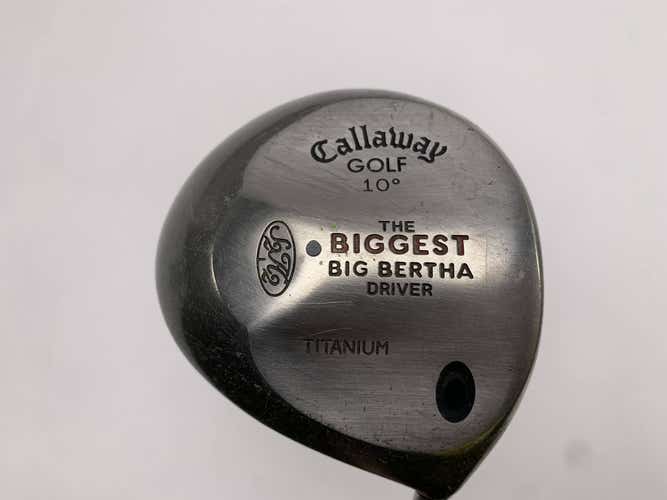 Callaway Biggest Big Bertha Driver 10* Regular Graphite Mens RH