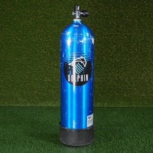 Vintage LUXFER 3000psi Scuba Air Tank S80 Aluminum Blue, W/ Valve + Boot