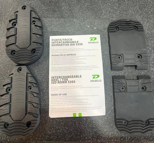 Dalbello Interchangeable Heel / Toe ISO Norm 5355 ADULT Ski Boot Sole Kit Set