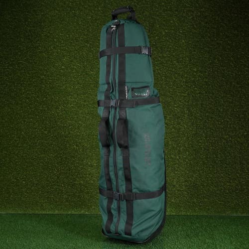 Club Glove Burst Proof Compact (Stand-Cart Bag) Rolling Golf Travel Bag ~ Green