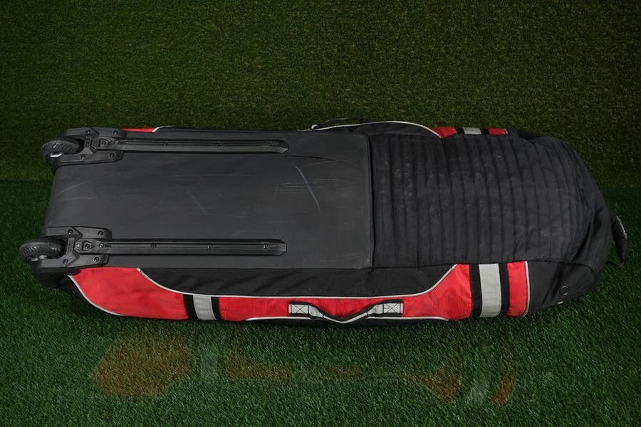 OGIO Straight Jacket Golf Travel Bag Red / Black Rolling Wheeled