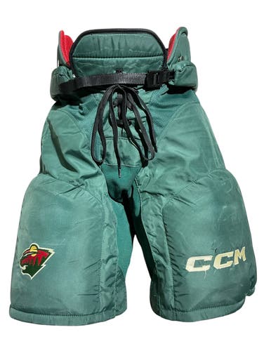 Wild Senior Medium CCM HP45X Hockey Pants Pro Stock (Used) 58264