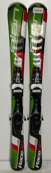 Kid's Elan 110cm Race RC Skis With Elan EL 4.5 Bindings (Used) (SY2978)