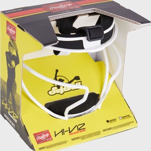 NEW! Rawlings High Visability Softball Fielders Mask - Adult White