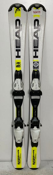 Kid's HEAD 107cm All Mountain SuperShape Team Skis With Head LRX 4.5 Bindings (Used)(SY2979)