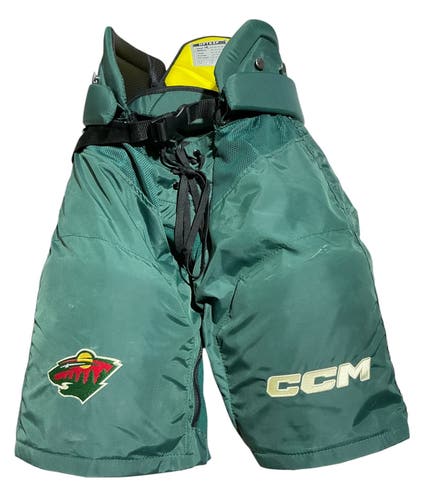 Wild Senior Medium CCM HPTKXP Hockey Pants Pro Stock (Used) 19486