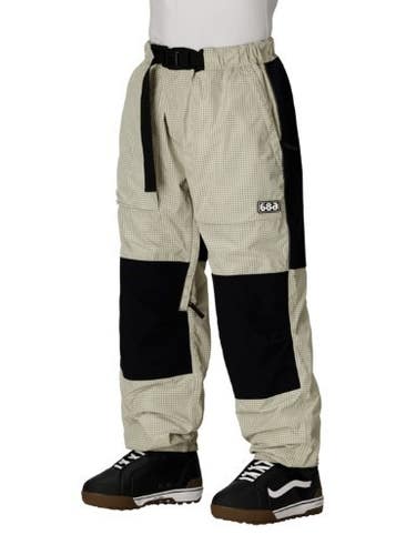 686 25/26 GHOST 2.5L SNOWBOARD PANTS, LIMESTONE, LG, NEW