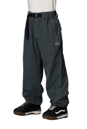 686 25/26 DOJO SNOWBOARD PANTS, NAVY DENIM, LG, NEW
