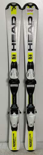 Kid's HEAD 107cm All Mountain SuperShape Team Skis With Head LRX 4.5 Bindings (Used)(SY2980)