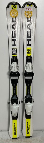 Kid's HEAD 107cm All Mountain SuperShape Team Skis With Head LRX 4.5 Bindings (Used)(SY2981)