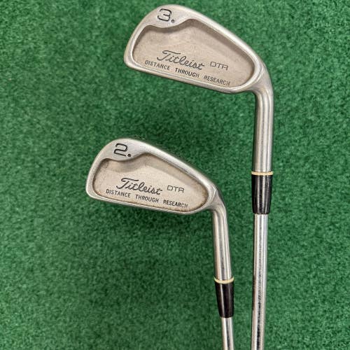 Titleist DTR Single 2 & 3 Iron Men's Right Hand Regular Flex R300U Steel Shaft