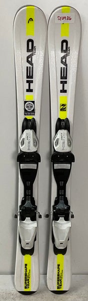 Kid's HEAD 97cm All Mountain SuperShape Team Skis With Head LRX 4.5 Bindings (Used)(SY2986)