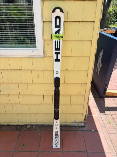 2022 HEAD WC Rebels e-SL Team 165 cm Racing Skis Without Bindings (Used)