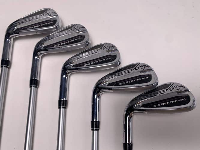 Callaway Big Bertha REVA 23 Iron Set 7-PW+GW Aldila Ascent Blue 40 Ladies LH