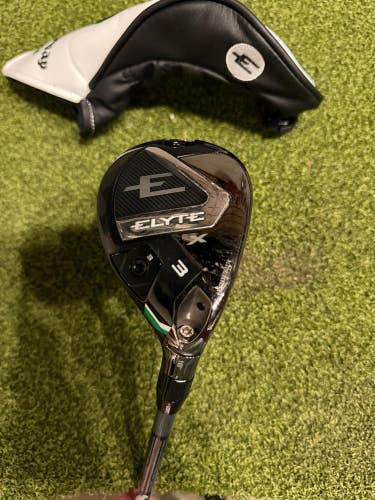Callaway Elyte X 3 18* Hybrid, Denali Stiff Flex, RH
