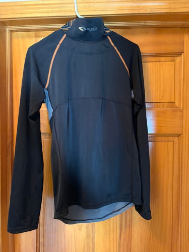 Shock Doctor (New) Compression Hockey Long Sleeve Shirt With Integrated Neck Guard  - Men's Medium