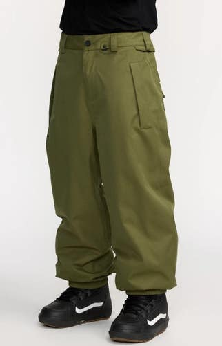 VOLCOM 25/26 ARTHUR LONGO 20K SHELL SNOWBOARD PANTS, FERN, MD, NEW