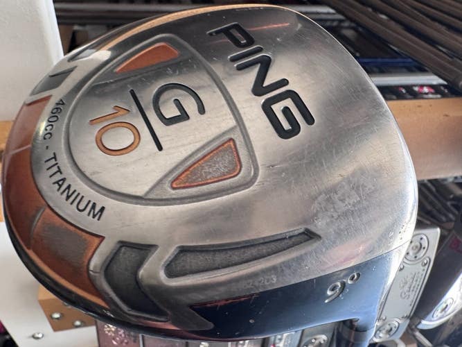 Ping G10 9 Driver with Aldila VS Proto 65 Stiff Flex 0503