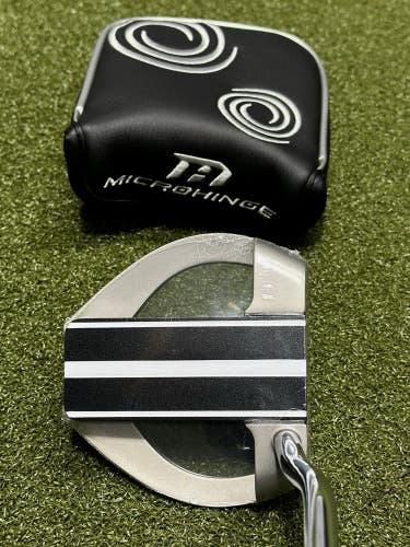 Odyssey Microhinge Marxman Fang Mallet Putter LEFT Hand 35" w/ Cover LH NEW