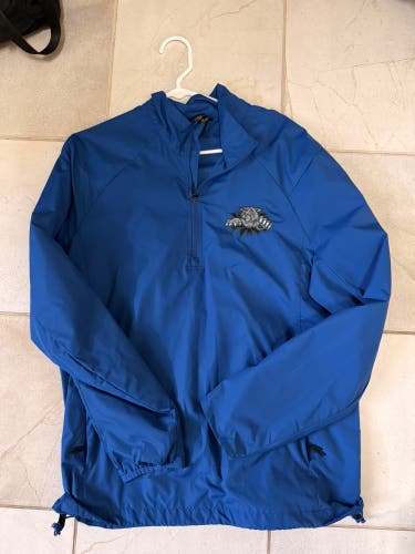 Moncton Wildcats QMJHL Player-Issued Raincoat/Windbreaker – Size Large
