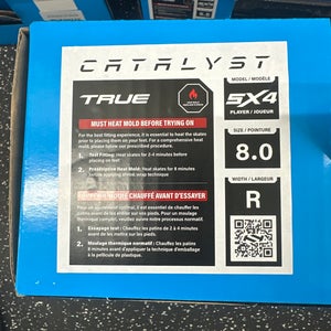2024 True Catalyst 5x4 Hockey Skates Regular Width 8 (New)