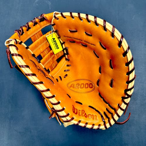 RH Wilson First Base A2000 AC4 GM Brown Softball Glove 12.5" (New)