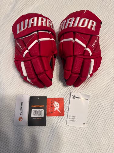 Warrior Covert QR6 Pro Senior Hockey Gloves Red White 14