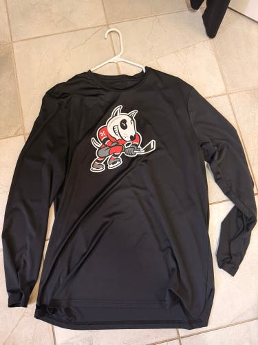 Niagara Ice Dogs OHL Player-Issued Long Sleeve Training Shirt – Size XL