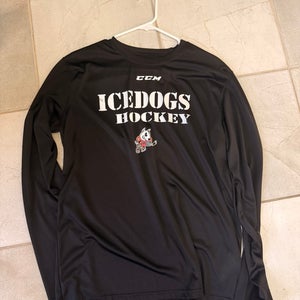 Niagara Ice Dogs CCM OHL Player-Issued Long Sleeve Compression Shirt – Size Large