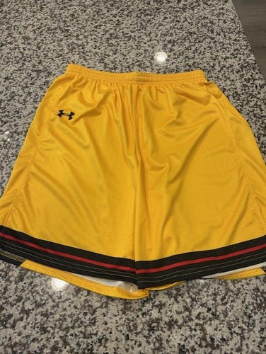 Under Armour UMD Maryland lacrosse team game shorts NEW L large mens