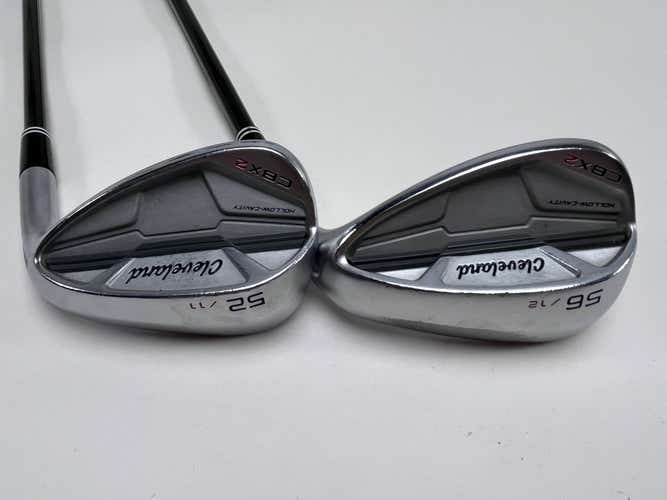Cleveland CBX 2 Wedge Set 52* 11 56* 12 Rotex Precision Graphite Wedge RH