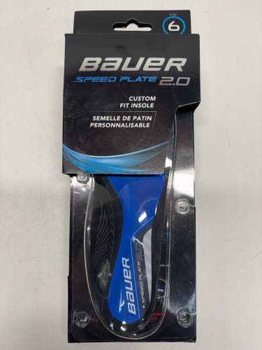 New!! Bauer Speed Plate 2.0 Hockey Skates 6