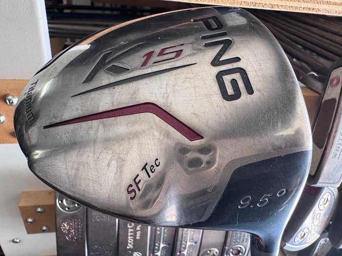 Ping K15 SF Tec 9.5 Driver with TFC Regular Flex Shaft 0604