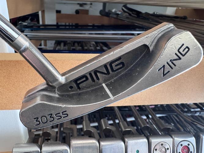 Ping Zing Redwood 303 Black Dot 35" Blade Putter with Super Stroke 0701