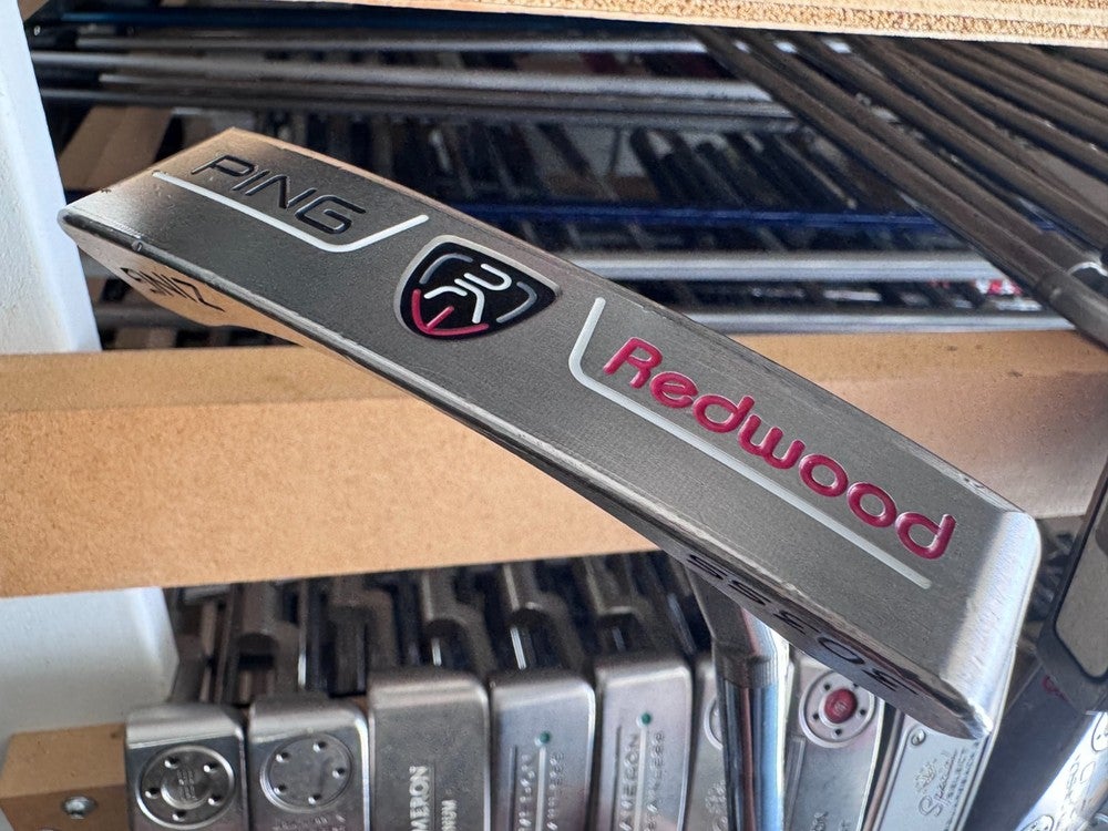 PING Redwood Zing 303SS Black Nickel Putter - Black Dot - 35 3/8
