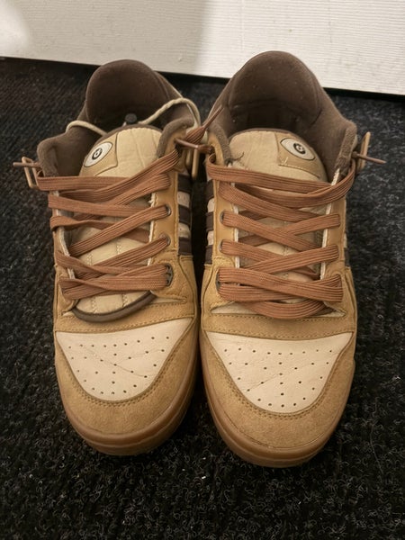 Brown Unisex Size M 11.0 (W 12.0) Adult Adidas Forum Low Shoes (Used)