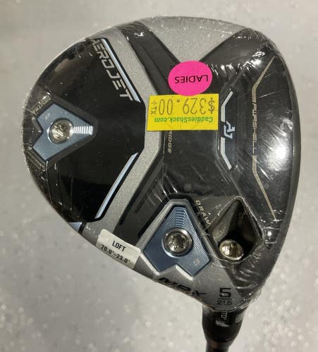 Cobra AEROJET MAX 21.5 #5 Fairway Wood 41" MAMIYA HELIUM 4F1 Ladies Flex RH