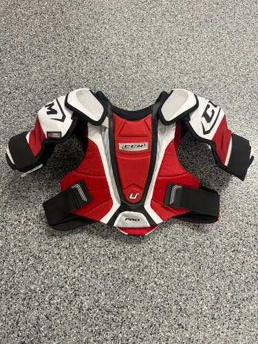 Large Senior CCM U+ Pro Shoulder Pads Pro Stock (New) Item#CUL