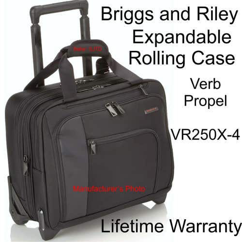 Briggs and Riley VR250X-4 Verb Propel Expandable Rolling Case Lifetime Warranty EUC