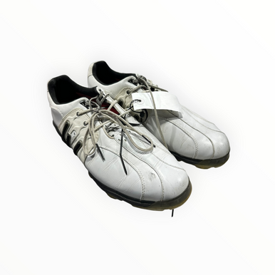 Adidas (Used) Size M 9.5 (W 10.5) White Men's Golf Shoes