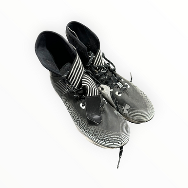 Used Under Armour Adult FB Cleats Black Senior 9 11375-S000374791