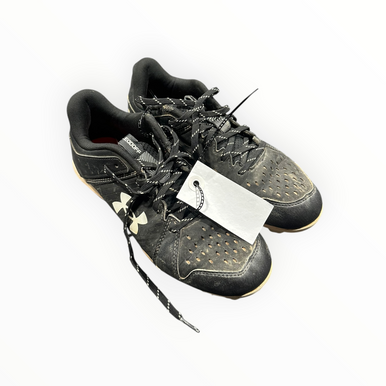 Used Under Armour LEADOFF BB/SB Cleats Black Junior 06 11375-S000375866