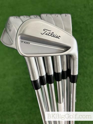 Titleist T100 25 Forged Iron Set 4-P / KBS $-Taper 125 Stiff