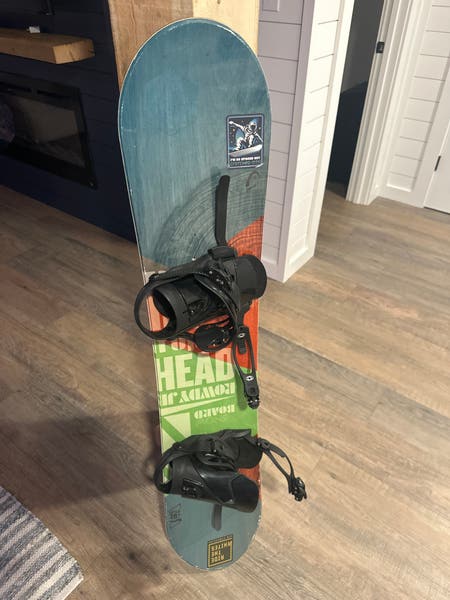 Men's HEAD Rowdy JR Snowboard With Bindings Less than 100 cm (Used