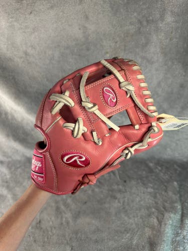 Pink Rawlings Gold Glove Elite RH Infield Baseball Glove 11.5" (Used)
