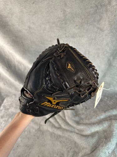 Black Mizuno Power Close RH Catcher's Baseball Glove 31.5" (Used)