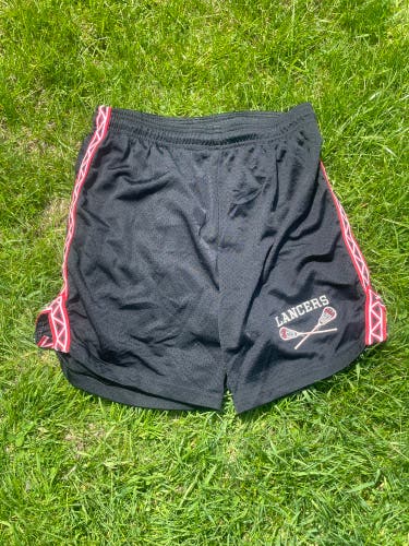 Black longmeadow lancers vintage  Medium Men's Shorts (Used)