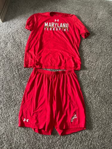 Maryland Lacrosse BUNDLE Under Armour Shirt (Used)